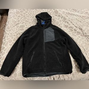 Nike SB Everett Black Fleece Long Sleeve Full-Zip Hoodie 862745-010 Large.